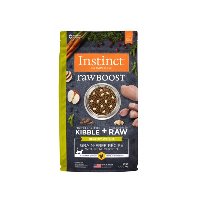 อาหารแมว Instinct Raw Boost Healthy Weight Chicken Cats สำหรับแมวเลือก