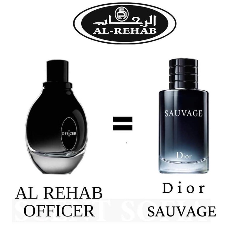 ALREHAB OFFICER EDP 100ML.(Best Dior Sauvage Clone) Shopee Thailand