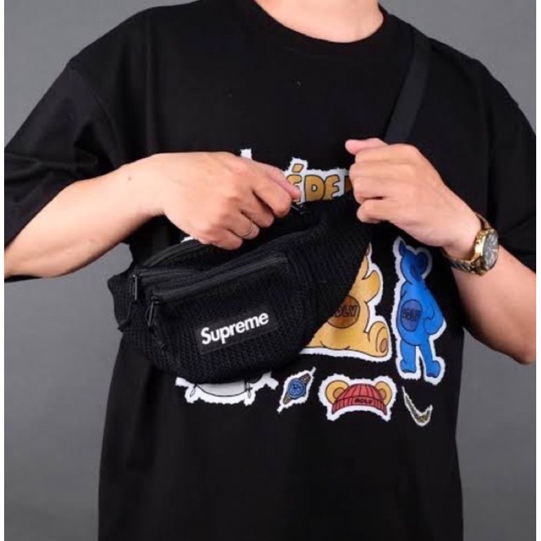 Supreme SS21 String Waist Bag Shopee Thailand
