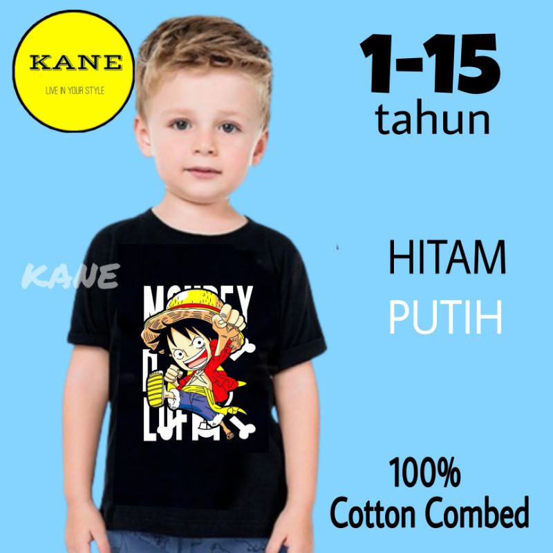 Katun One PIECE MONKEY D LUFFY ANIME Band Metal Rock Children & 39;s