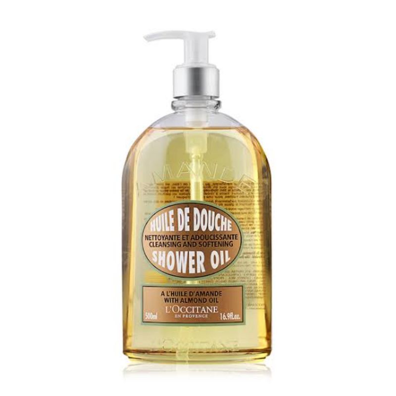 แท้ป้ายไทย ผลิต 2023 L'Occitane Almond Shower Oil 500ml เจลอาบน้ำเนื้อ