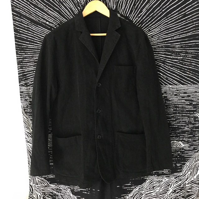 1212 Clearance SALE โล๊ะ เสื้อแจ็คเก็ต ลูกฟูกสีดำ ยี่ห้อ Gloster ไซส์ L