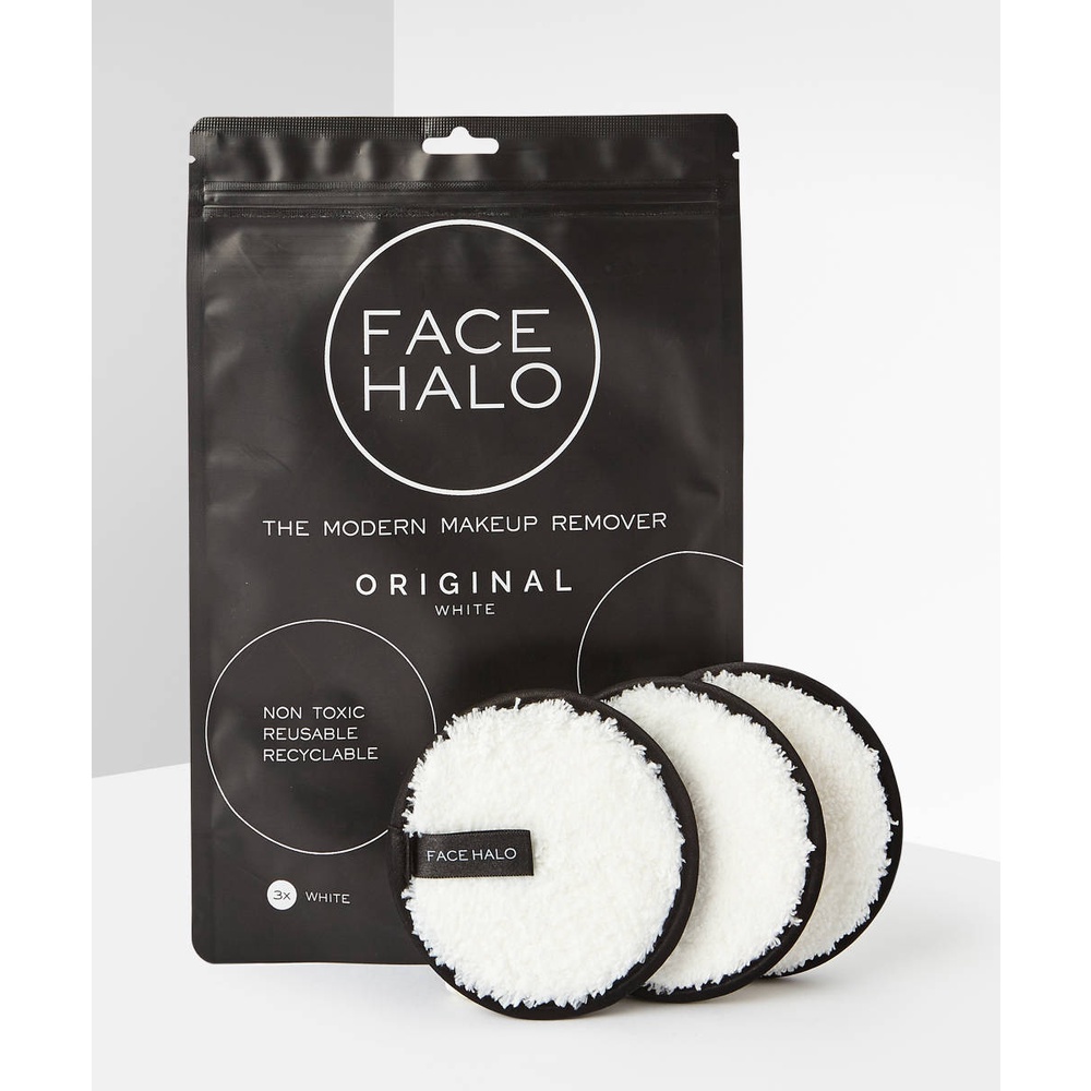 พร้อมส่ง ของแท้ FACE HALO The Modern Makeup Remover 3 pieces (Whte