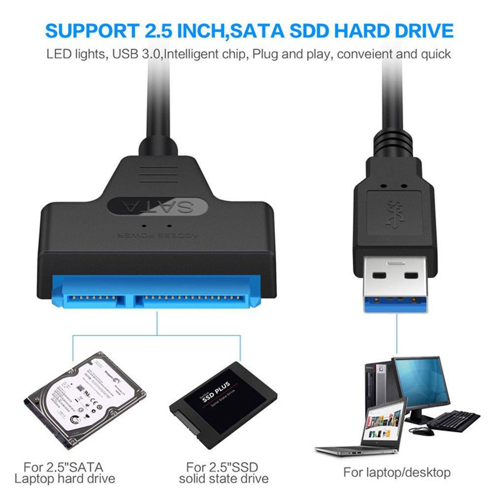 อแดปเตอร์ แปลงสายเคเบิ้ล USB 3.0 To SATA Hard Disk Driver สายต่อฮาร์ด