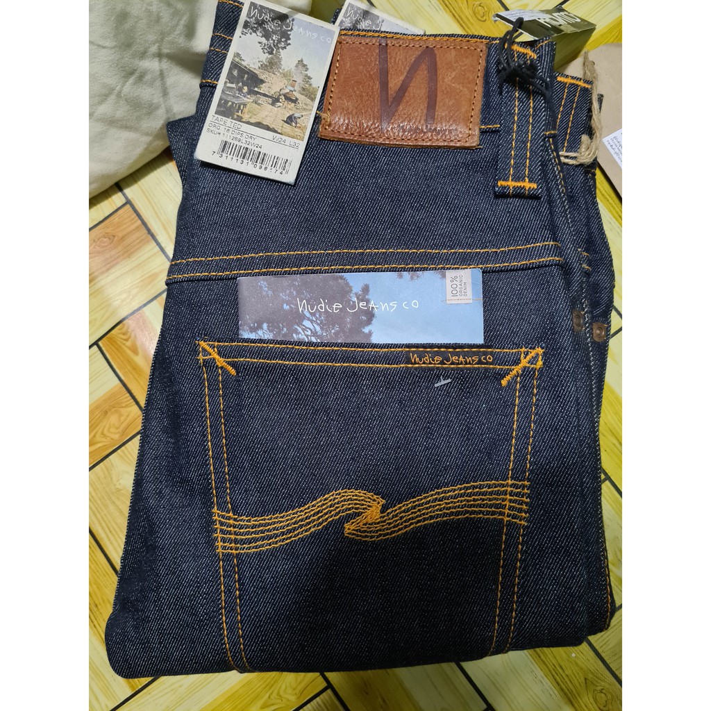 Nudie Jeans Tape Ted Dry 16 Dips ไซส์24 Shopee Thailand