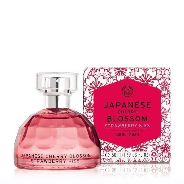 พร้อมส่ง The body shop Japanese Cherry Blossom Strawberry Kiss EDT 50ml