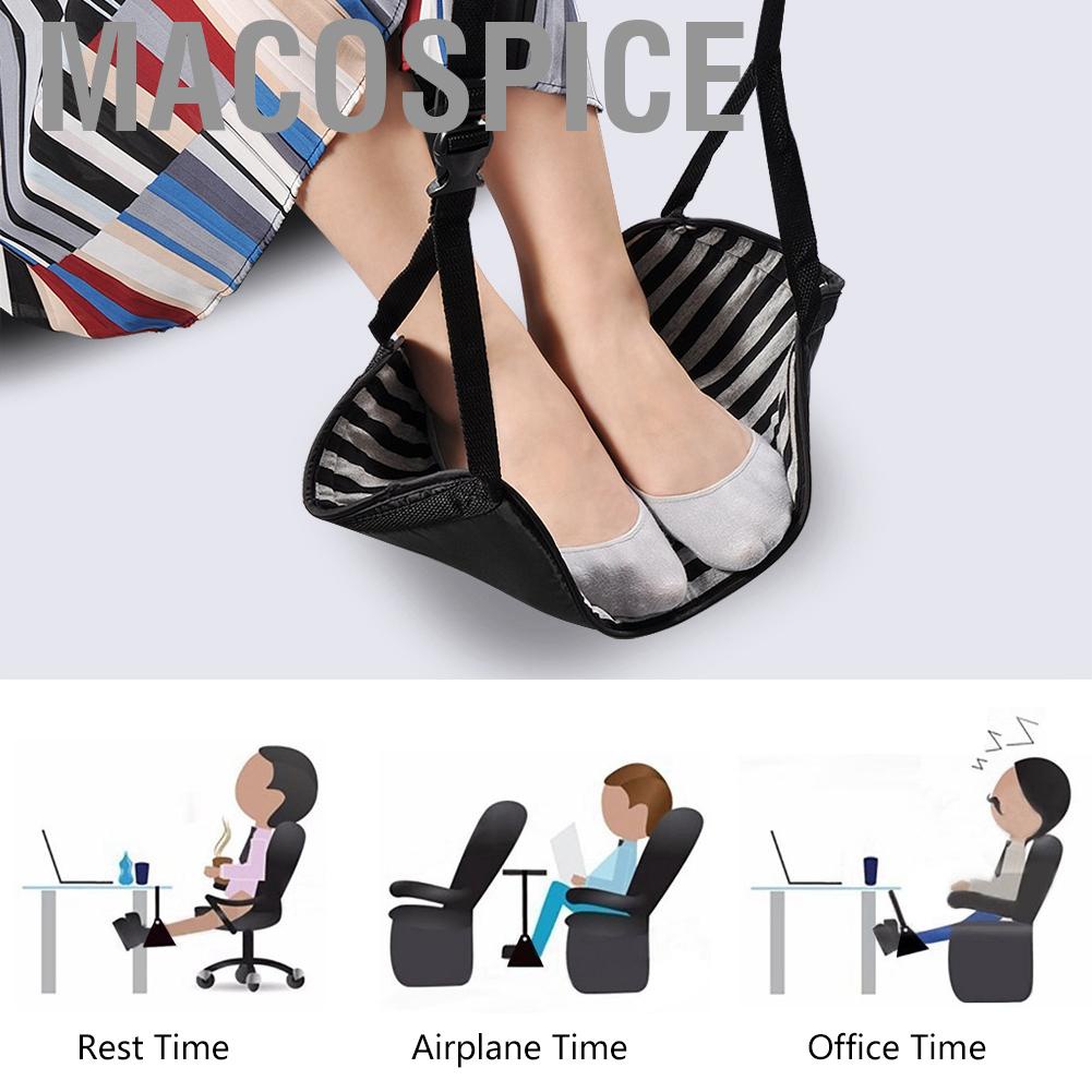 Macospice Travel Carryon Foot Rest Portable Adjustable Footrest