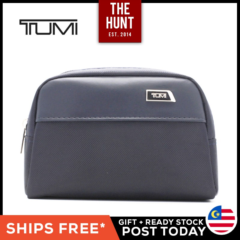 Tumi Delta Airlines Amenity Kits Toiletry Pouch กระเป๋าเครื่องสําอางแต่งหน้า