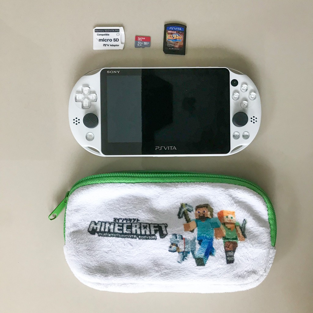 มือ2 PS VITA Minecraft Edition PCH2000 พร้อม PKGj PKG memory