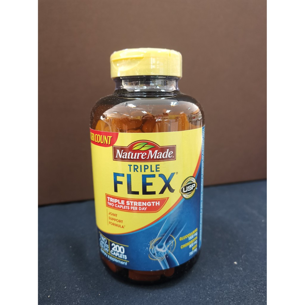 Nature Made Triple Flex 200 Caplets Tripleflex Glucosamine Chondroitin