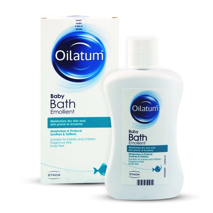 Oilatum Baby Bath Emollient ออยลาตุ้ม เบบี้ น้ำมันผสมอาบน้ำ สำหรับ ผิว