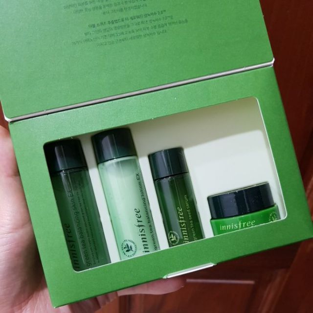 Innisfree green tea special kit ex 4 ชิ้น ของใหม่ ของแท้ Shopee Thailand