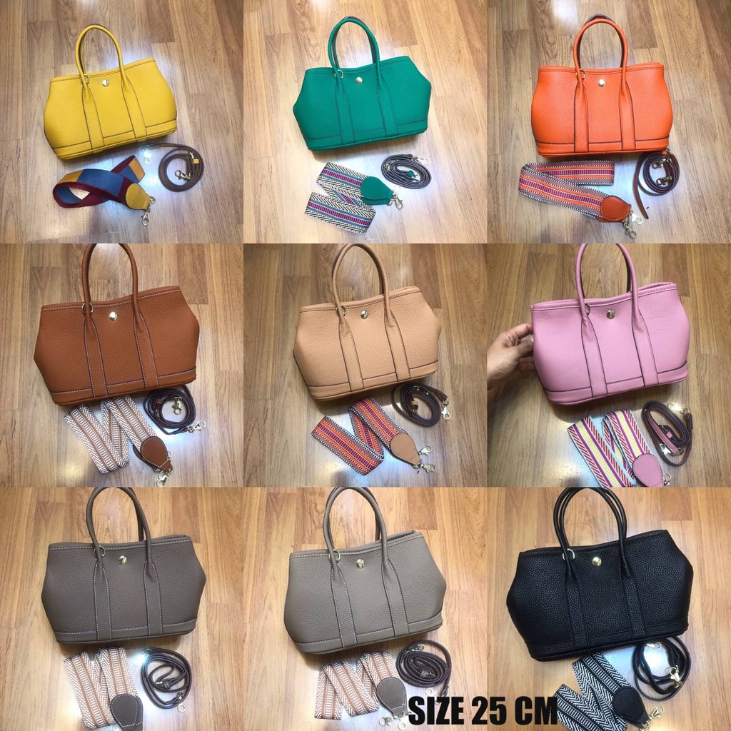HERMES GARDEN PARTY ( Size 25 cm. ) Shopee Thailand