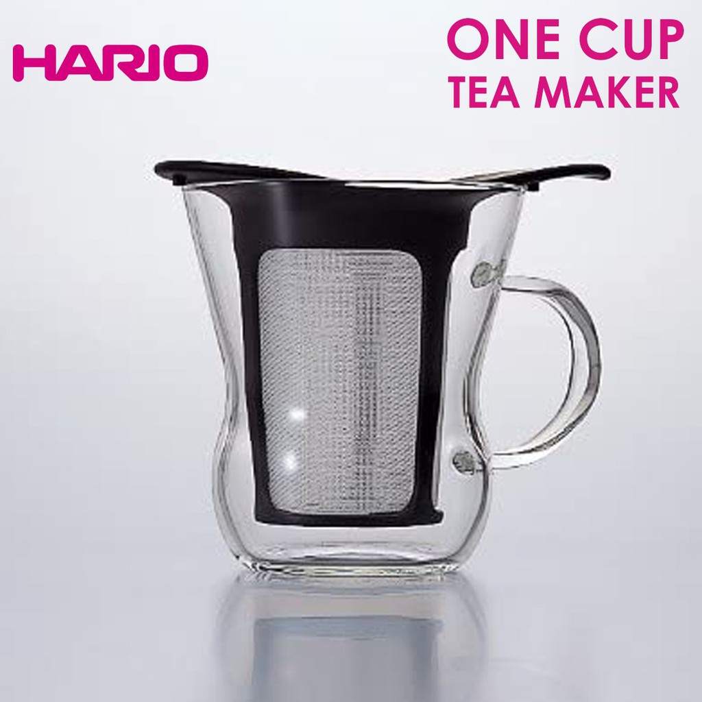 Hario one cup hot tea maker 200ml นำเข้าจากประเทศญี่ปุ่น เลือกใบชา ตาม