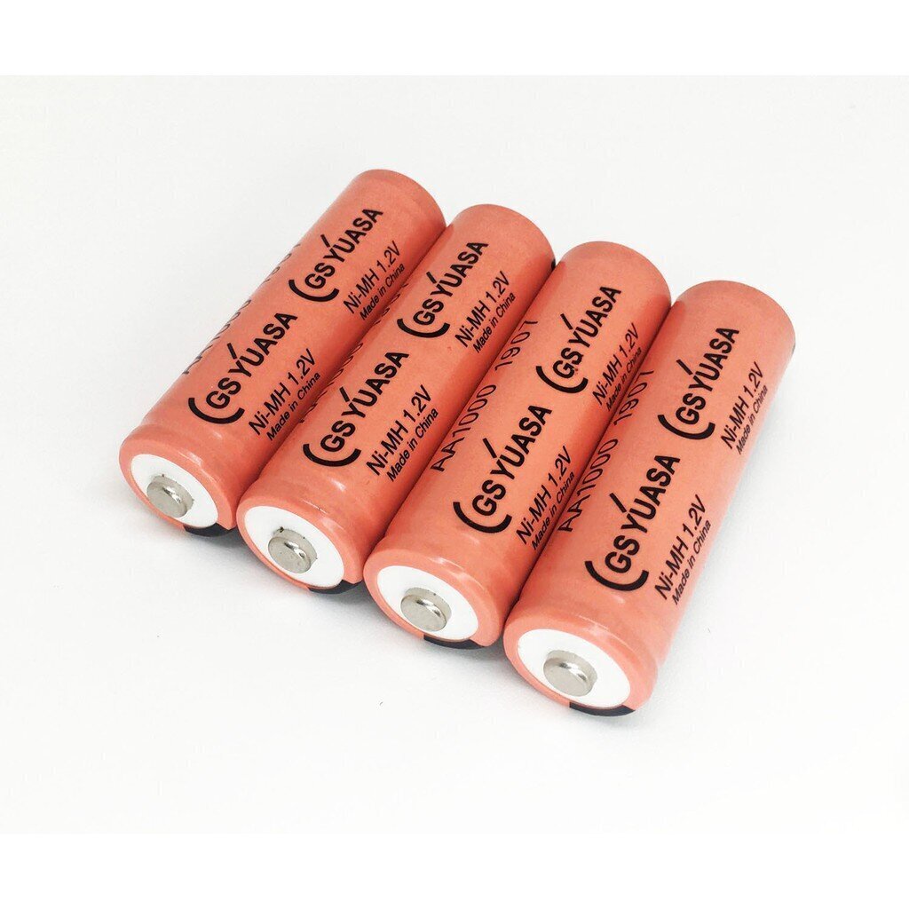 GS YUASA NiMH Rechargeable Battery 1.2V 1000mAh ถ่านชาร์จนิกเกิลเมทัลไฮไดรด์ มี มอก. battery