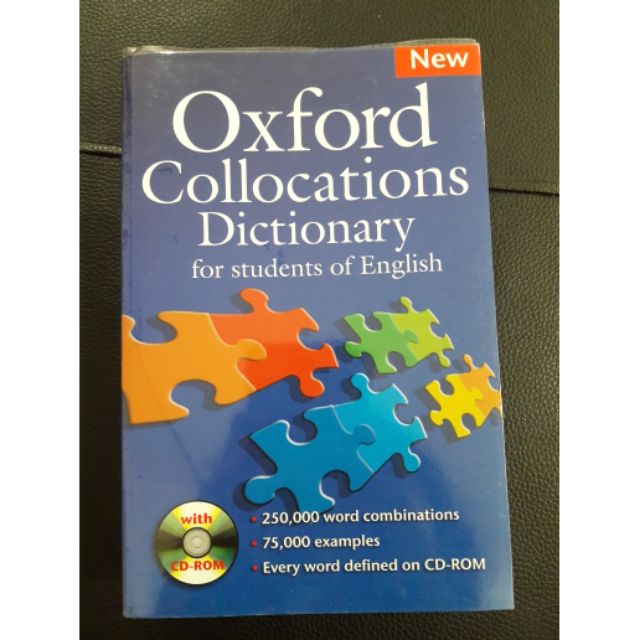 หนังสือ Oxford Collocations Dictionary มือสอง สภาพดีมากแถมCD Shopee
