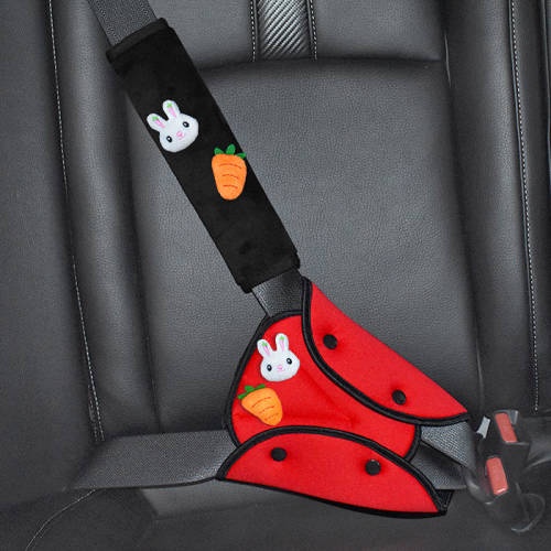 Car Cartoon Children's Seat Belt Holder Avoid Cutting into the Neck