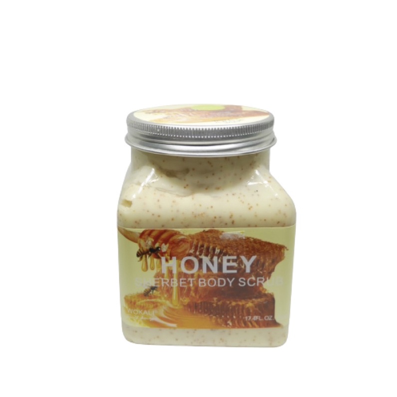 Honey sherbet Body Scrub ครีมสครับผิวกาย เนื้อละเอียด พร้อมเม็ดบีดสครับผิ Shopee Thailand