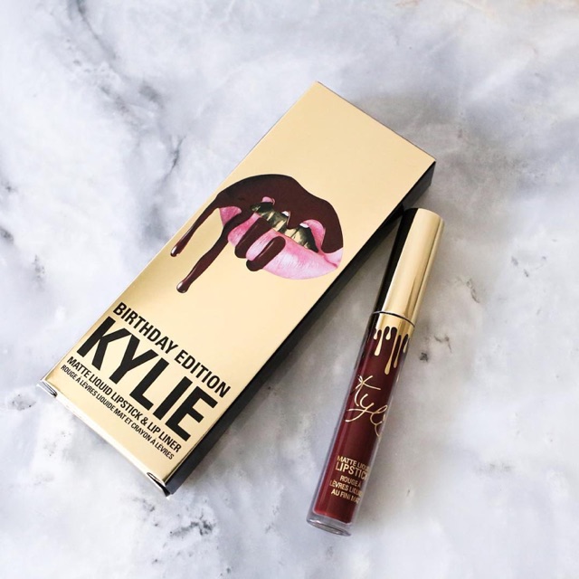 Kylie Birthday Edition Lip Kit Leo Shopee Thailand