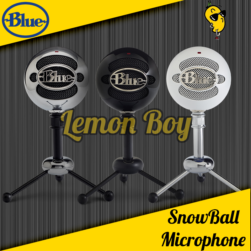 Blue Snowball USB Mic for Recording and Streaming on PC and Mac