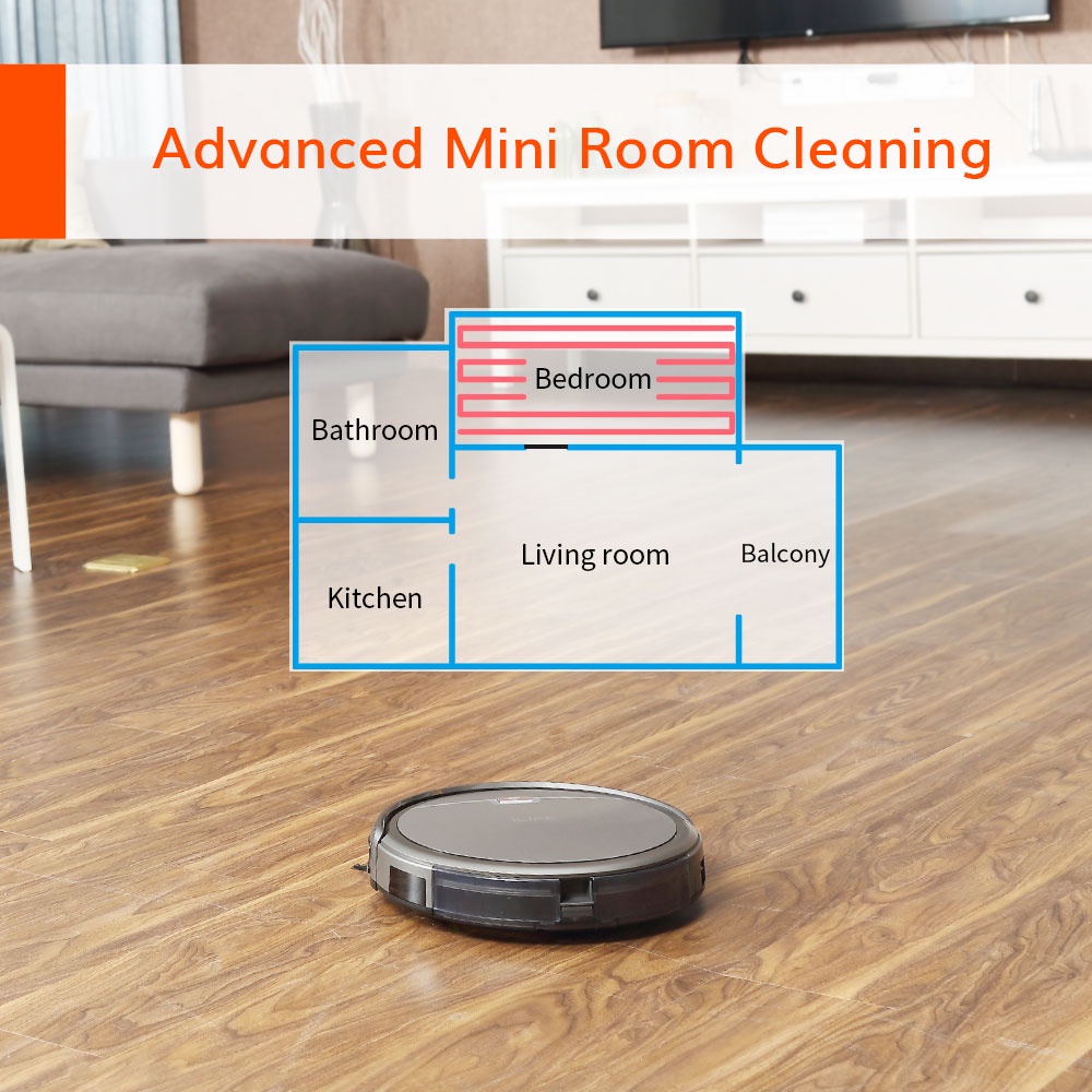 ILIFE A4s Robot Vacuum Cleaner , Carpet & Hard Floor Large Dustbin,Auto