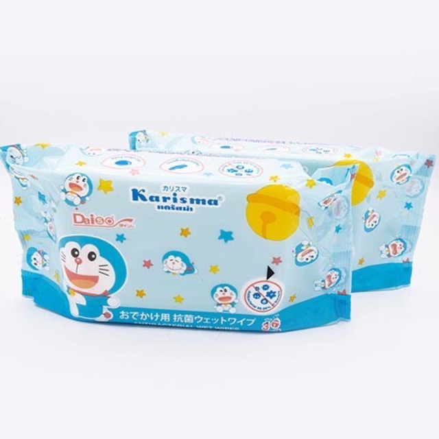 Packคู่ ทิชชู่เปียก สูตรยับยั้งแบคทีเรีย 30แผ่น AntiBacterial wet wipes