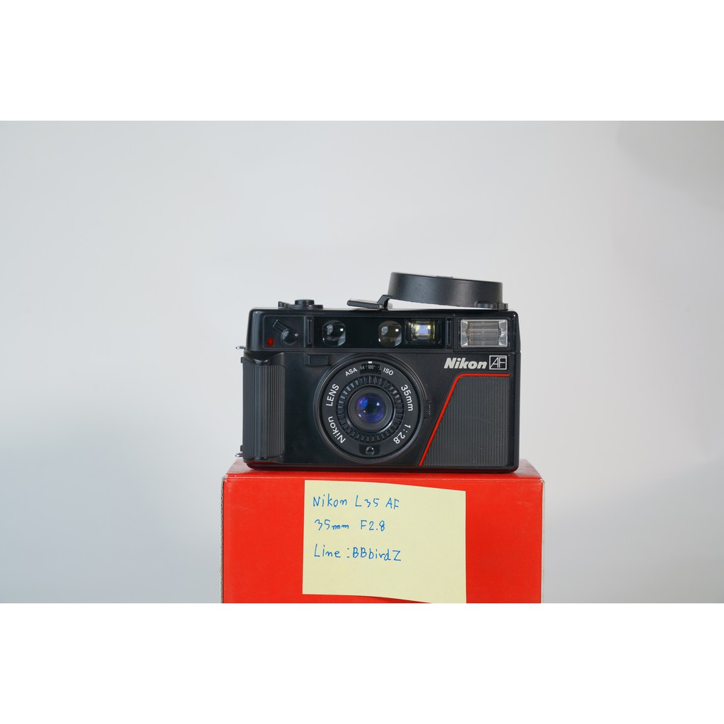 กล้องฟิล์ม Nikon L35AF Lens 35mm F 2.8 กล้อง compact ตัวแรกจาก Nikon
