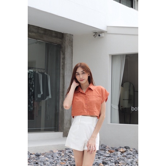 𝙇𝙤𝙡𝙞𝙥𝙤𝙥 𝙘𝙧𝙤𝙥 𝙩𝙤𝙥💛🧡💛🧡 Shopee Thailand