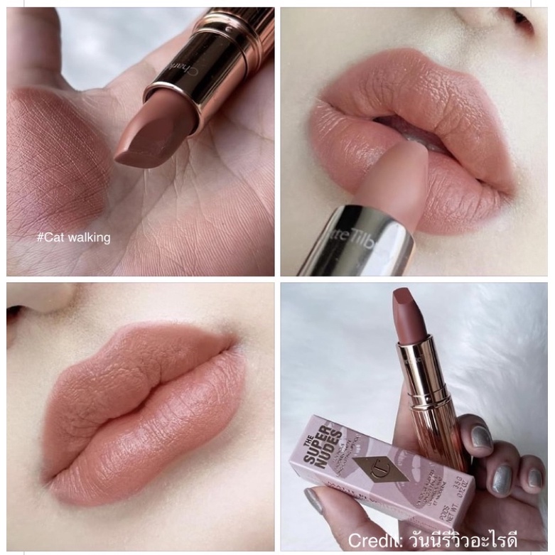 แท้💯 Charlotte Tilbury super Nudes Lipstick | Shopee Thailand
