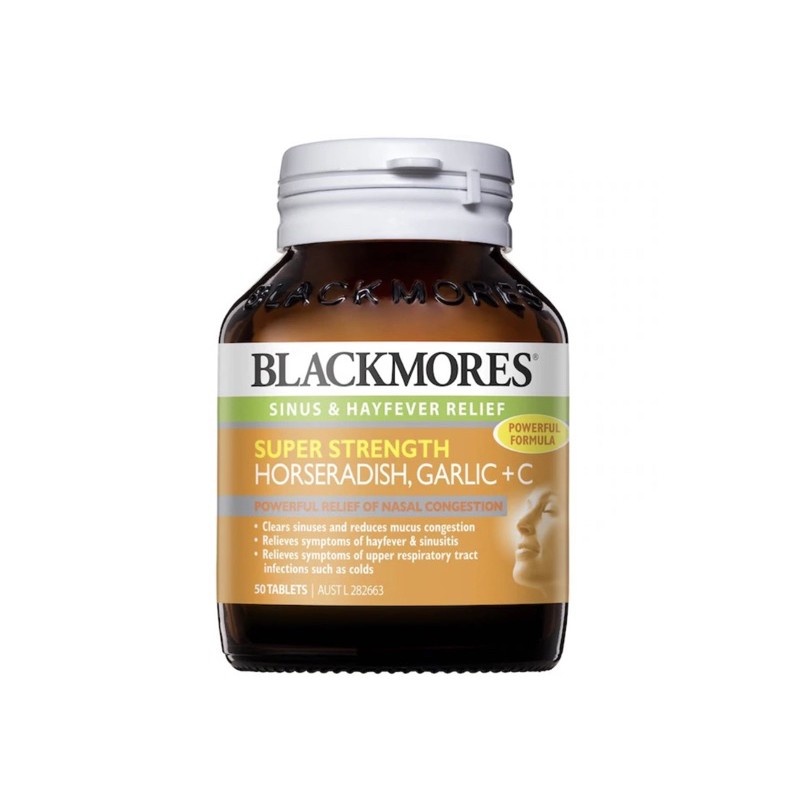 Blackmores Horseradish Garlic + C 50 tablets Shopee Thailand