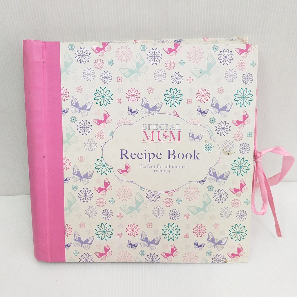 Mum Recipe Book soy สมุดโน้ต สูตรอาหารสำหรับคุณแม่ ปกแข็ง มือสอง จาก