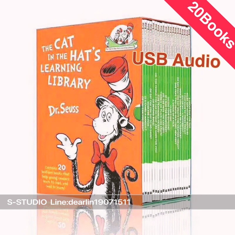 Dr Seuss The Cat in the Hats Learning Library Collection 20 Books Box