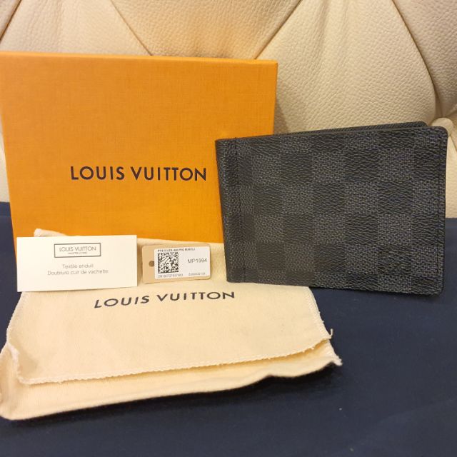 Louis vuitton money clip แท้100 Shopee Thailand