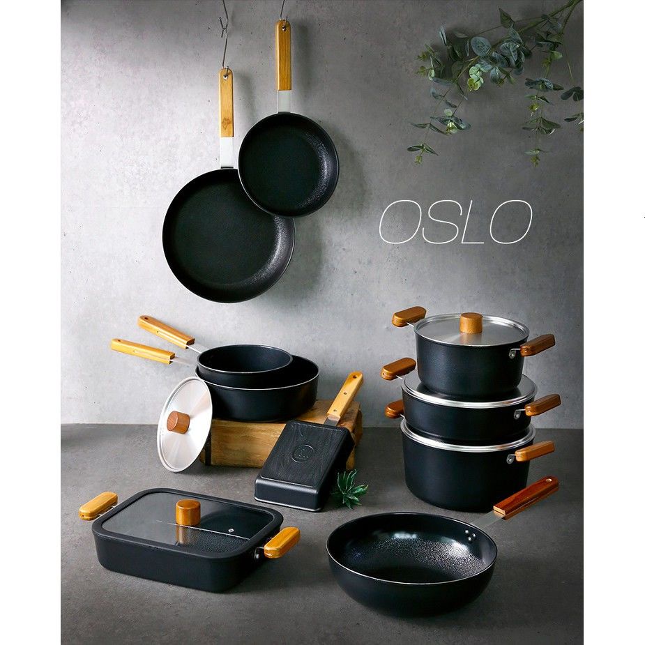 ข้อเสนอพิเศษ Oslo Ecoramic IH Induction Korean Frying Pan, Wok, Pot