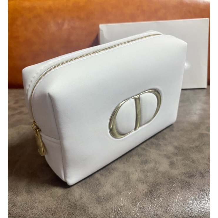 DIOR cosmetic bag สีขาว แท้💯 Shopee Thailand