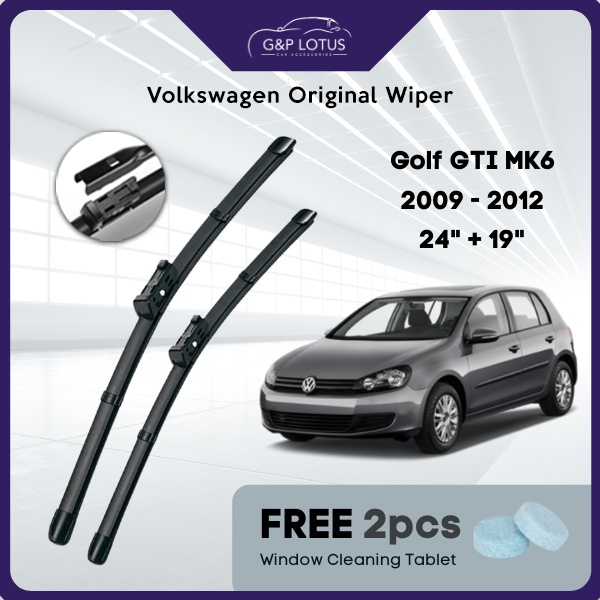 【Ready Stock】Volkswagen Golf GTI MK6 Wiper Blade / Windshield Wiper 100 Original Genuine Parts