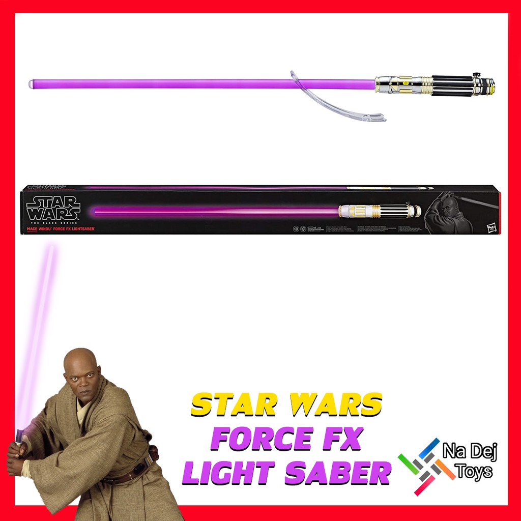 Star Wars The Black Series Mace Windu Force FX Lightsaber สตาร์อร์ส