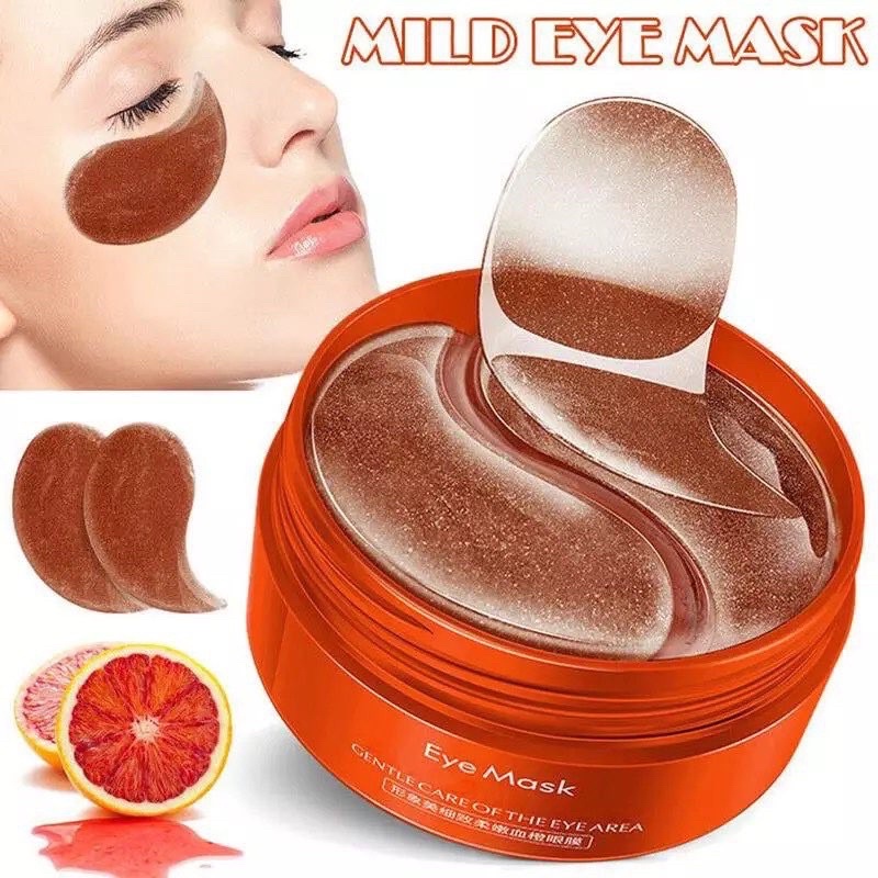 ของแท้!! มาร์คใต้ตา IMAGES Orange Eye Mask Delicate and Smooth (30 คู่/กล่อง) Shopee Thailand