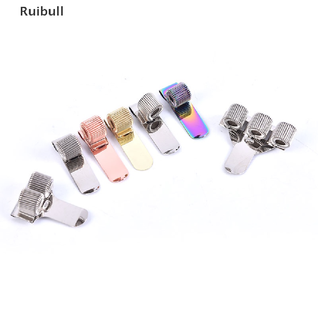 [Ruibull] 1Pcs Metal Spring Pen Holder Metal Pen Clips Elastic Loop