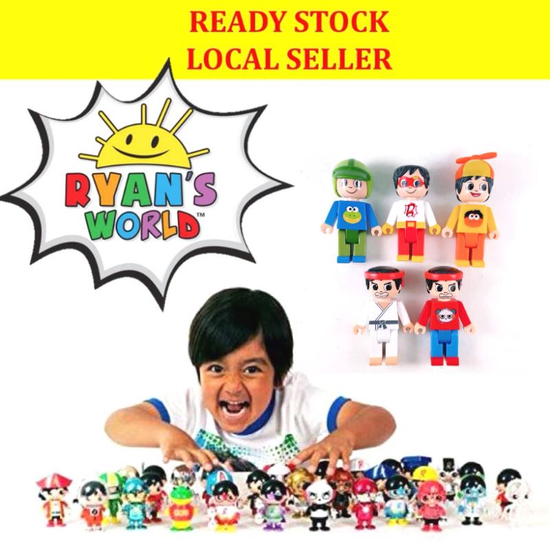 ฟิกเกอร์ตัวต่อเลโก้ Ryan's World Ryan Toys Review Ryan (บรรจุหีบห่อ