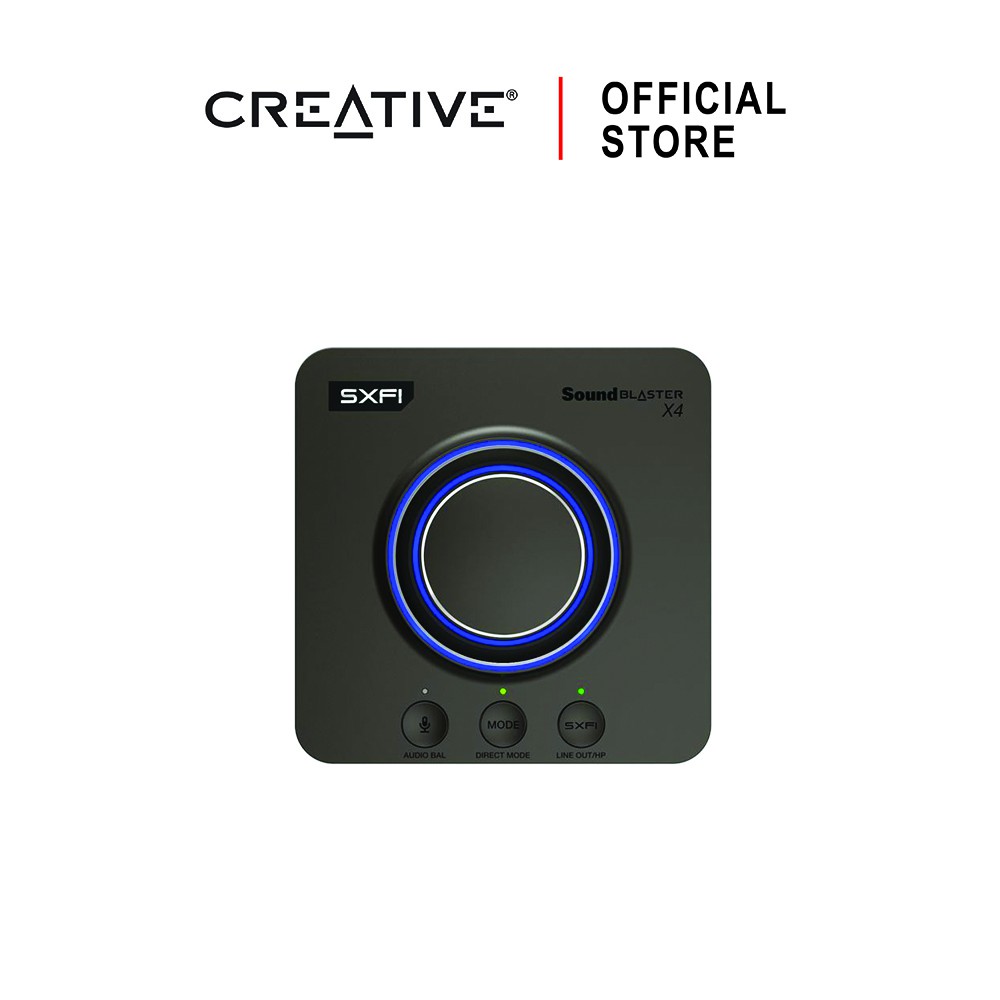 CREATIVE Sound Blaster X4 External USB Sound Card รองรับ 7.1/5.1 แท้