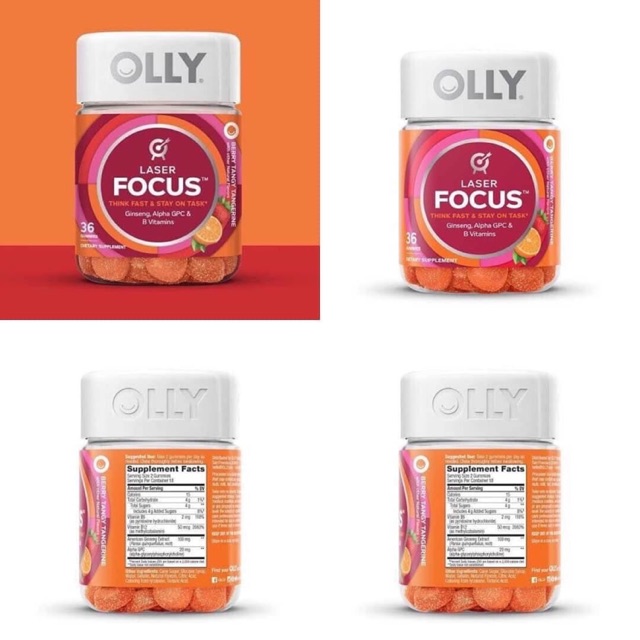 Olly Laser Focus 36 gummies🇺🇸 ตัวนี้มาใหม่จ๊าาา วิตามินรสผลไม้ที่รสชาต