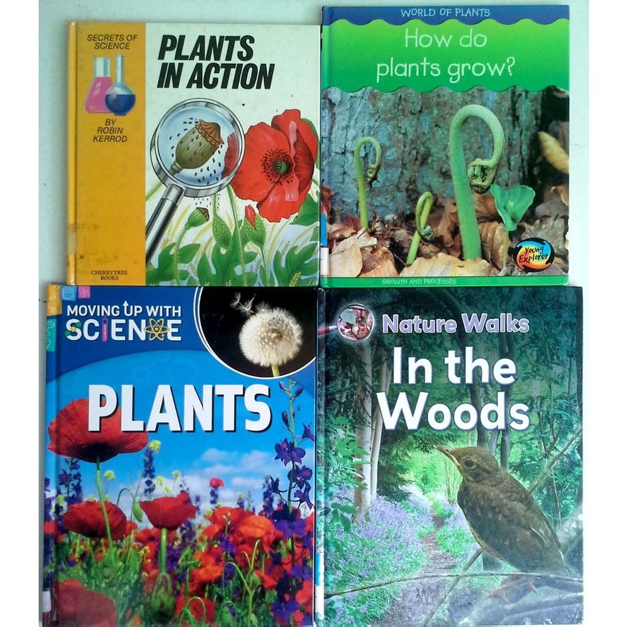 Plants in Action, How do plants grow? In the Woods หนังสือมือสอง ปกแข็ง