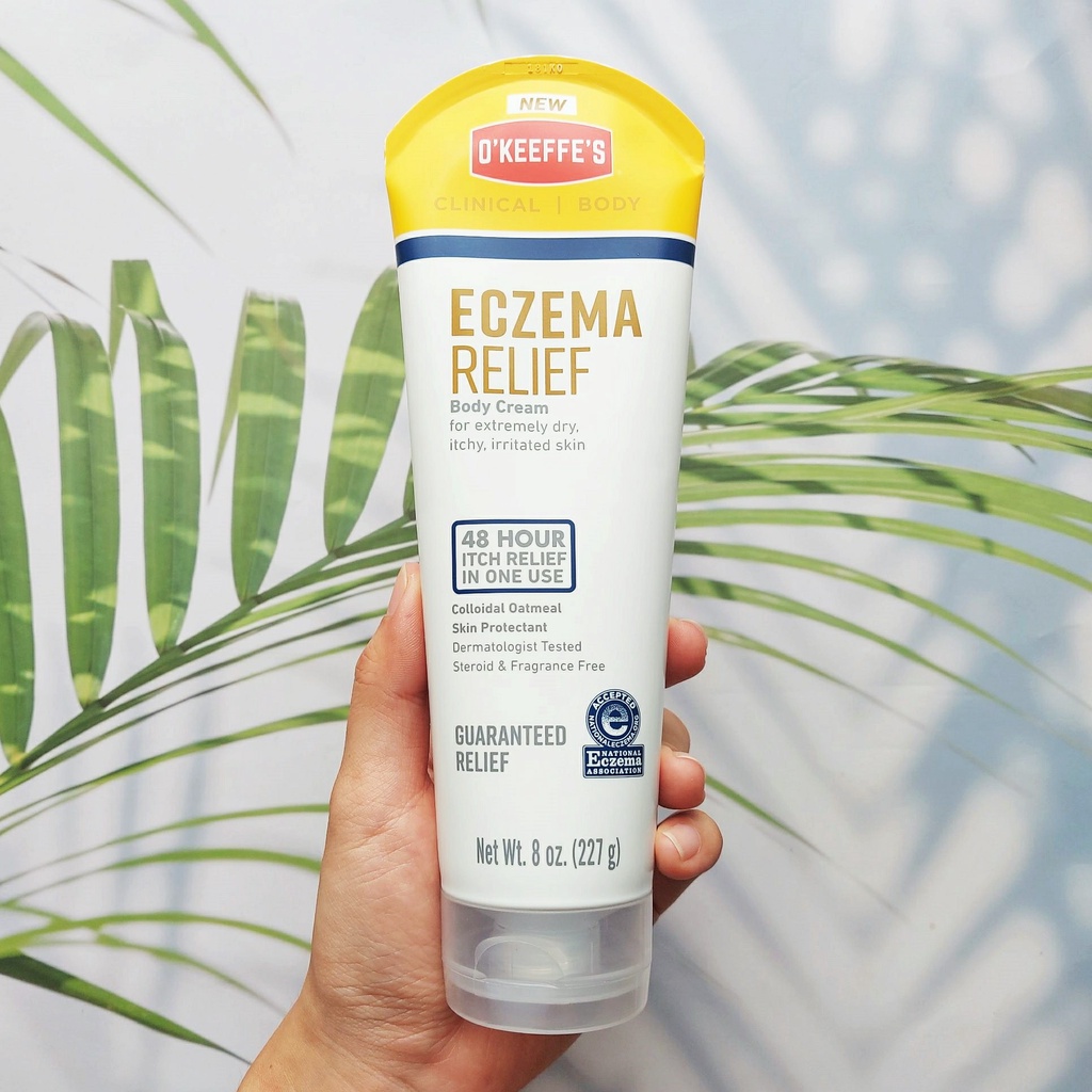 ครีมทาผิว Eczema Relief Body Cream 227g (O'Keeffe's®) สำหรับผิวแห้ง