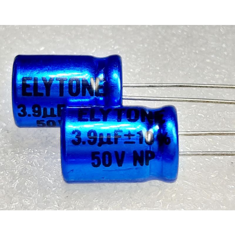 Elytone NP 3.9uf 50v Bipolar Capacitor ตัวเก็บประจุ ชนิด ไม่มีขั้ว BP