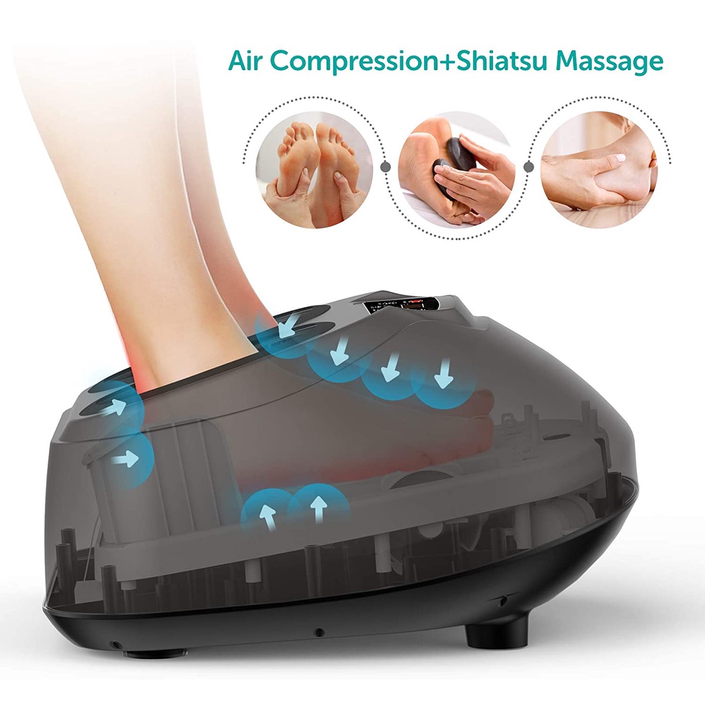 Shiatsu Foot Massage Machine With Rolling Massager For Relief Chronic pain Muscle Tension Built