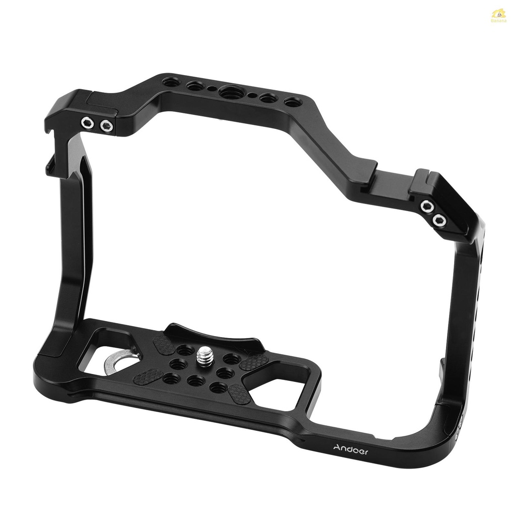 Banana_pie Andoer กรงกล้อง อะลูมิเนียมอัลลอย พร้อมสกรู 1/4 นิ้ว แบบ