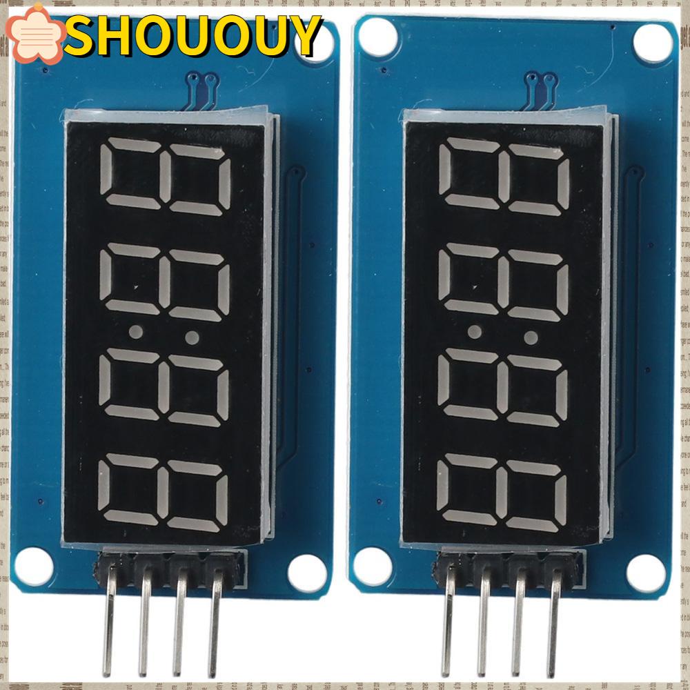 Shououy โมดูลท่อ 4 หลัก 4 บิต 0.36 นิ้ว สีแดง จอแสดงผล LED Arduino R3 2