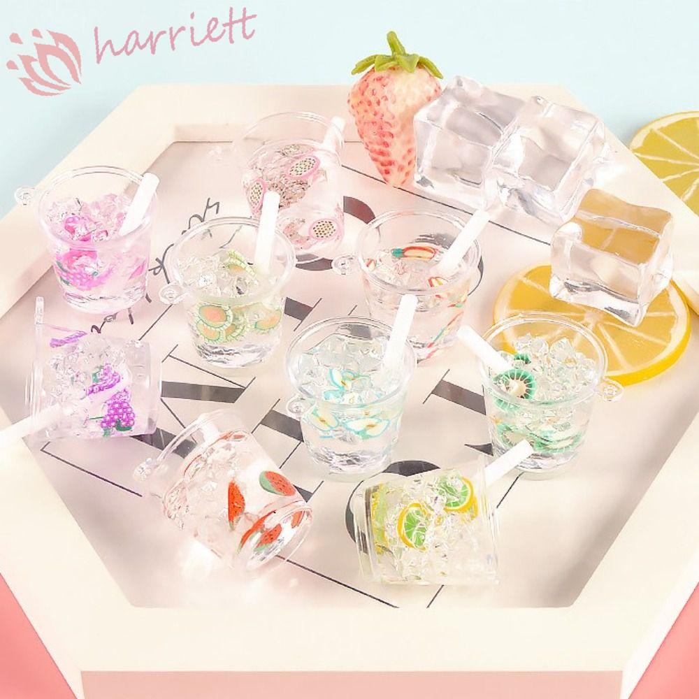 Harriett บ้านตุ๊กตาผลไม้จําลอง สุ่มสี ของเล่น สําหรับตกแต่งบ้านตุ๊กตา