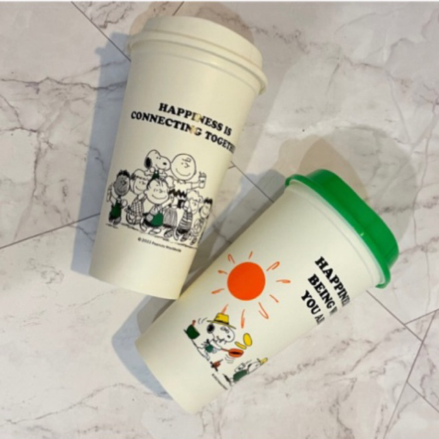Starbucks JAPAN x Peanuts ลิมิเตด Snoopy Reusable Cup ปี 2022 & 2023